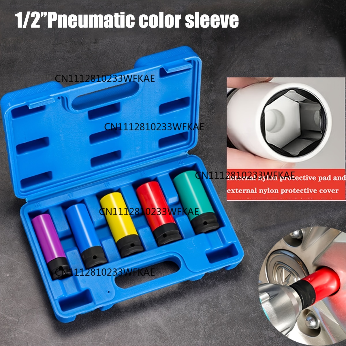 Impact Socket Thin Wall Deep Metric Set - Ударная головка с защитой для колесного