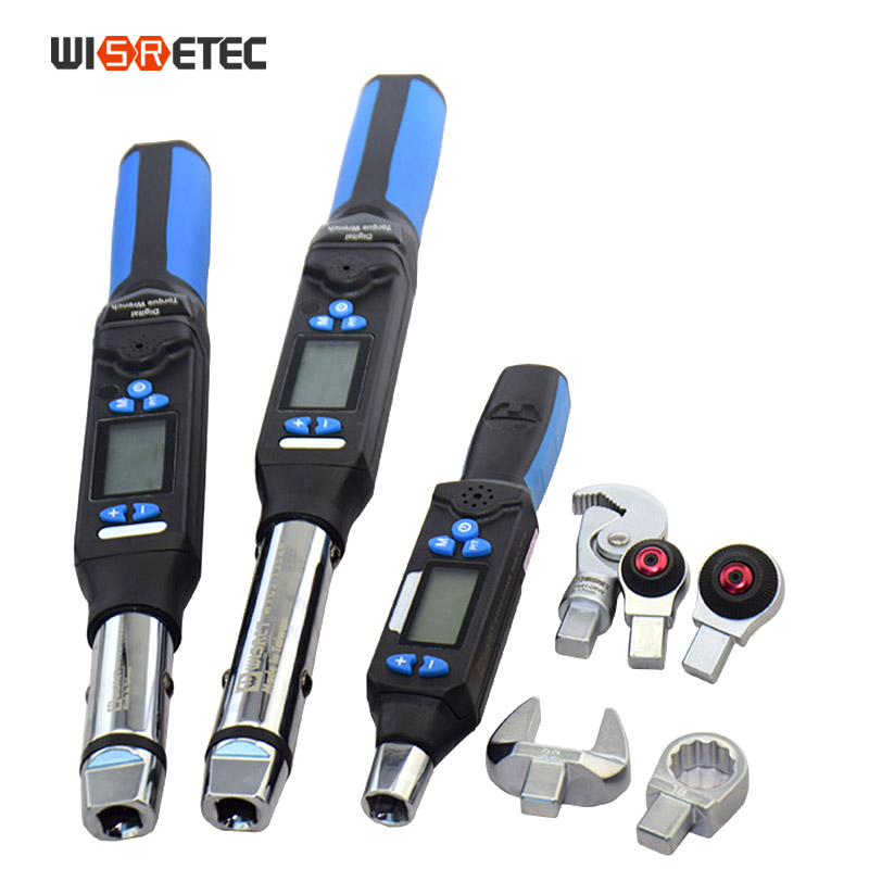Interchangeable Head Torque Wrench Open - Высокоточный регулируемый электронный Цифровой Динамометрический ключ