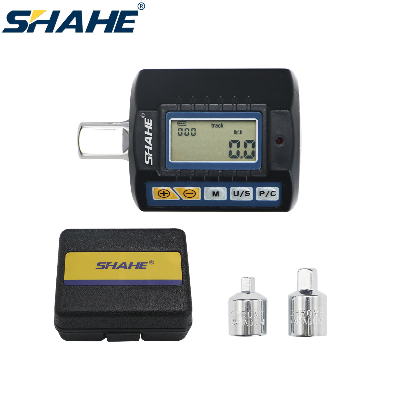 Electronic Torque Adapter 3/8 1/2 Digital - Цифровой динамометрический адаптер SHAHE, привод 1/2