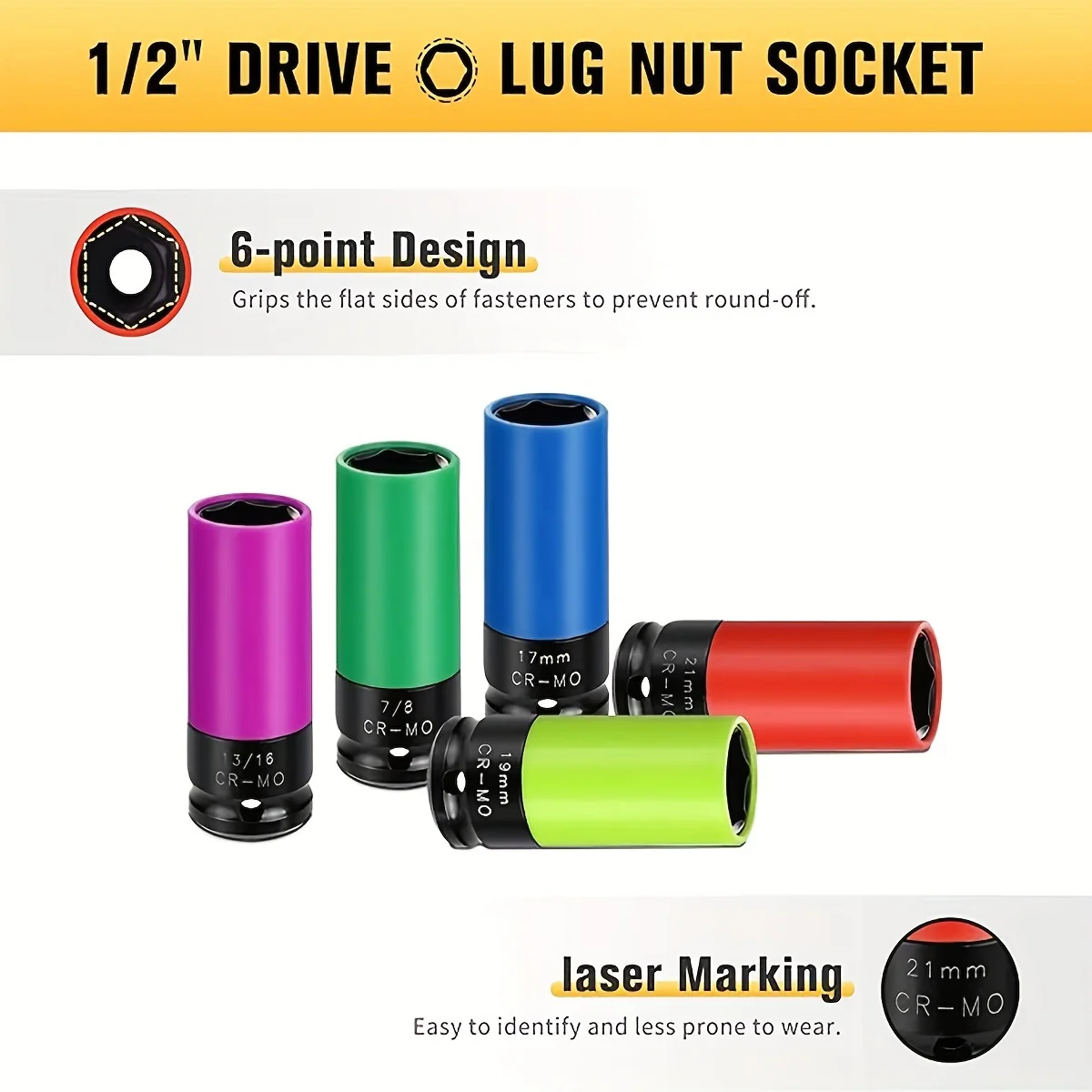 Набор ударных торцевых головок – обзор и цена Impact Socket Thin Wall Deep Metric Set