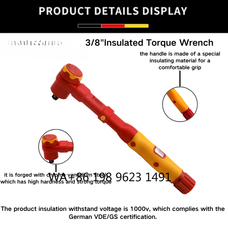Изолированный динамометрически – обзор и цена Insulated Torque Wrench 1000V Vde Electric