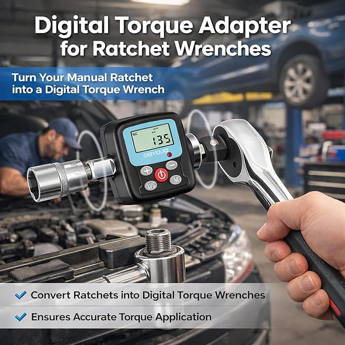 Прецизионный адаптер для динам – обзор и цена Electronic Torque Adapter 3/8 1/2 Digital
