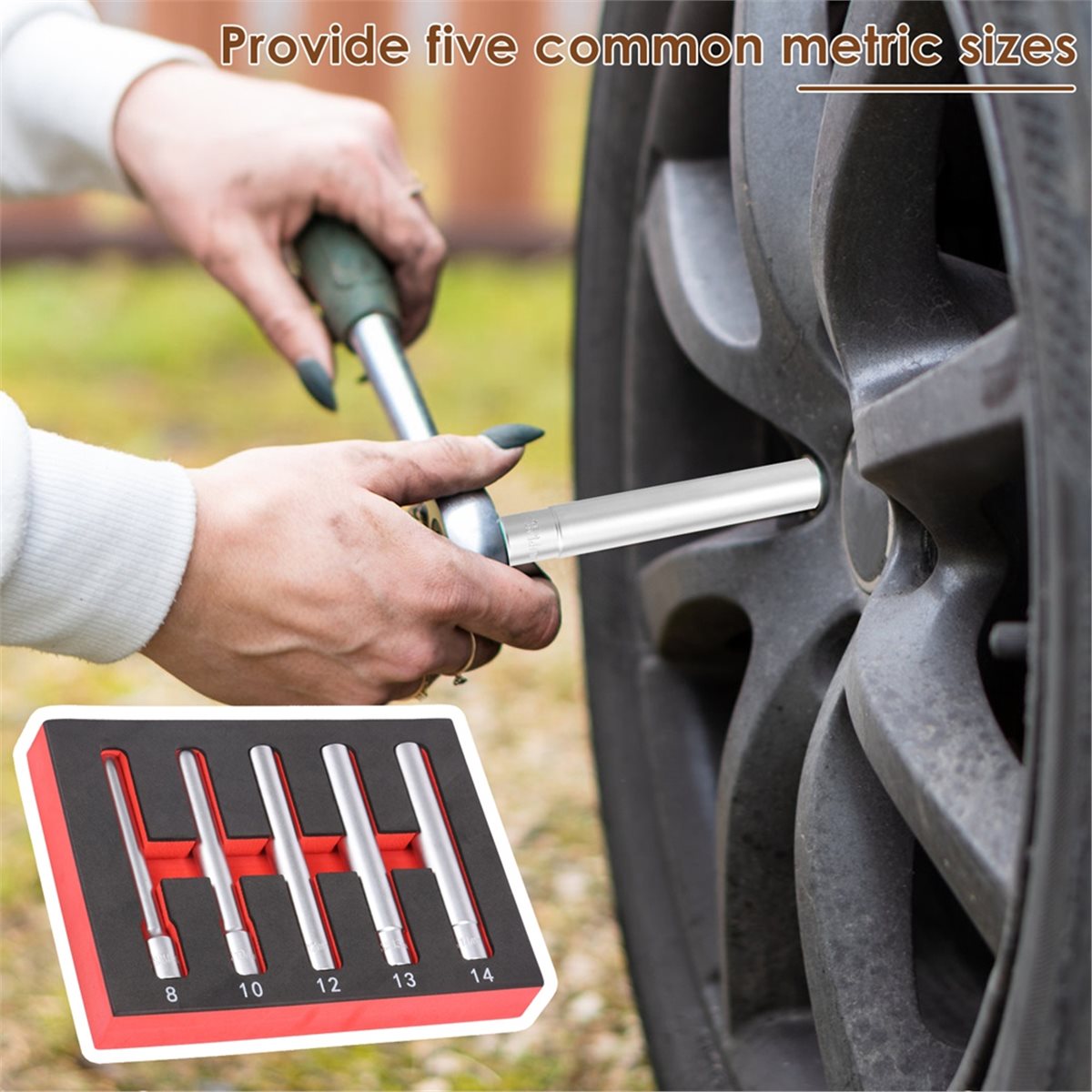 Набор глубоких метрических тор – обзор и цена Impact Socket Thin Wall Deep Metric Set