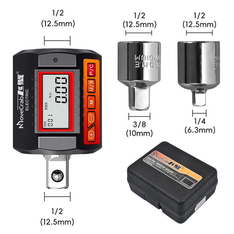 Цифровой адаптер крутящего мом – обзор и цена Electronic Torque Adapter 3/8 1/2 Digital