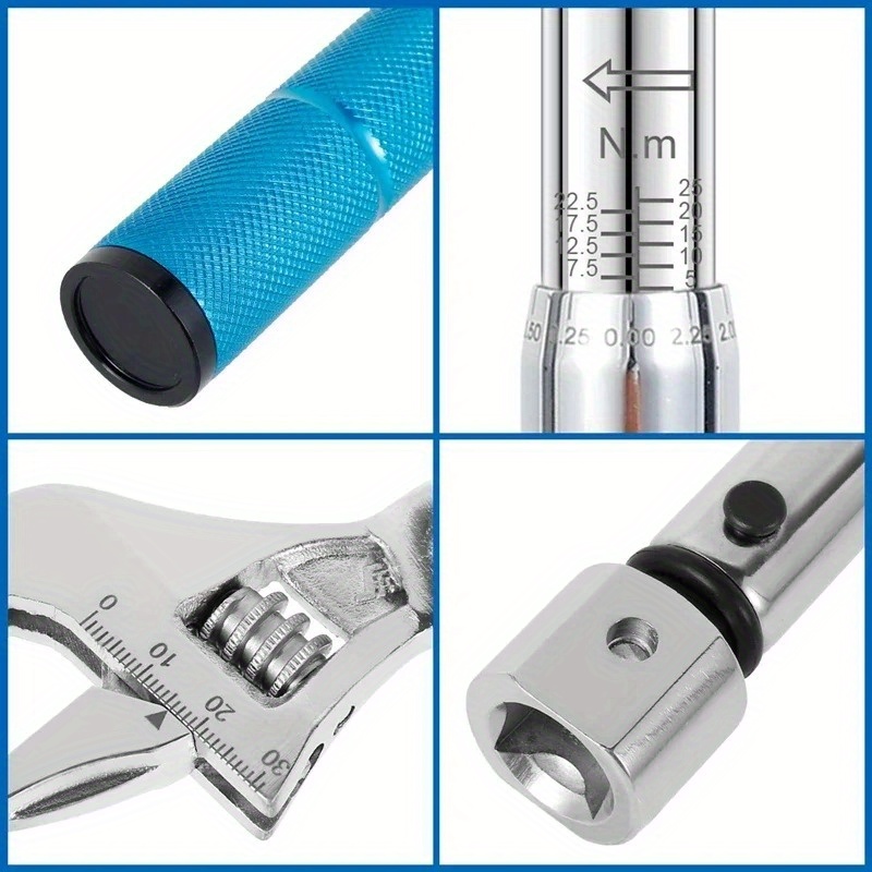 1 шт. регулируемый велосипедны – обзор и цена Interchangeable Head Torque Wrench Open
